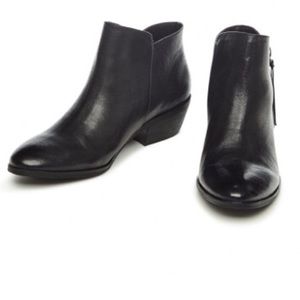 Leather ankle boots